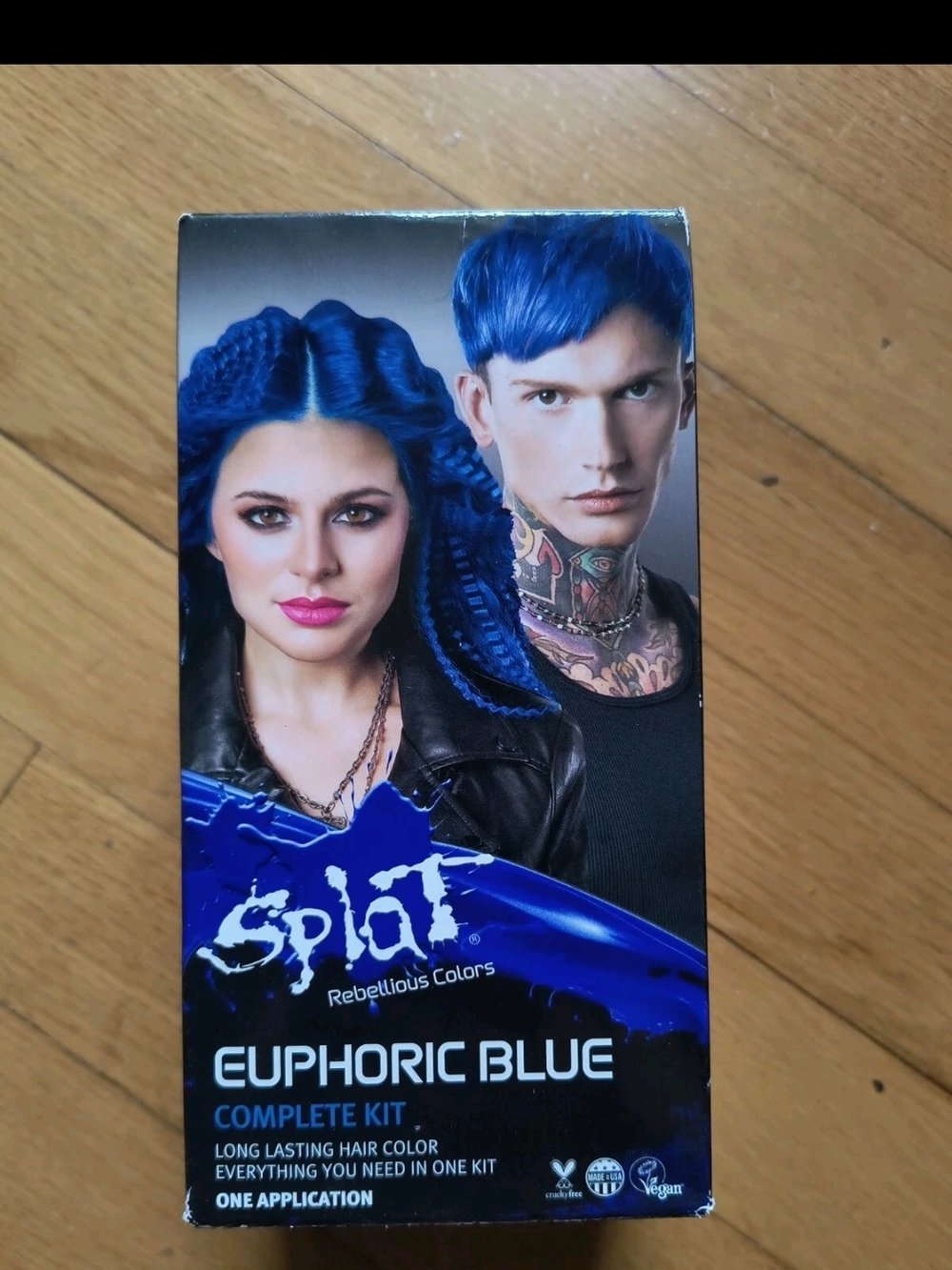 Splat Euphoric Blue Complete Hair Color Kit